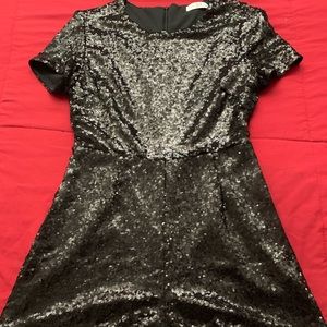 Black sequins romper